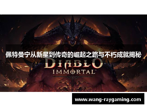 佩特曼宁从新星到传奇的崛起之路与不朽成就揭秘